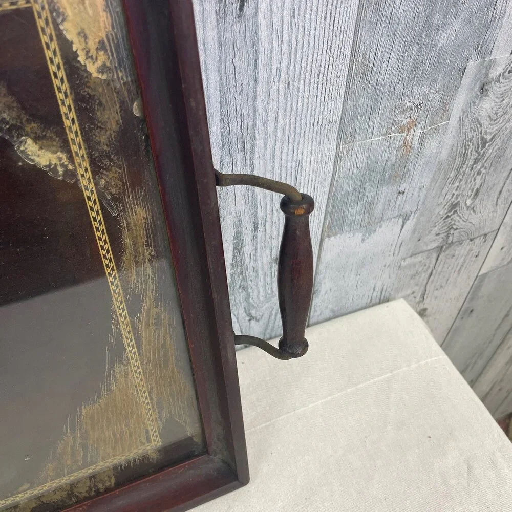 Vintage glass top